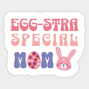 Eggstra Mom Easter Egg Sticker